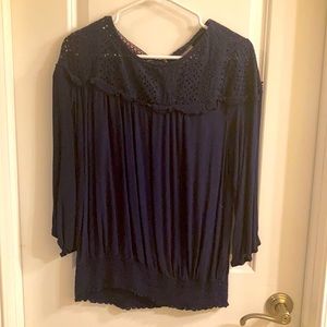 Navy blouse